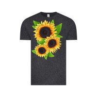Vintage Black treetops sunflower Vintage Tee - LillyAllenDesigns