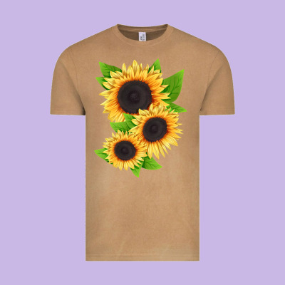 Treetops Sunflower Vintage Tee Designed By Lillyallendesigns