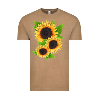 Vintage Coffee treetops sunflower Vintage Tee - LillyAllenDesigns