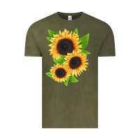 Vintage Olive treetops sunflower Vintage Tee - LillyAllenDesigns
