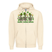 Sandshell st. patrick's day skeletons drink drank drunk Zipper Hoodie - Artiststas
