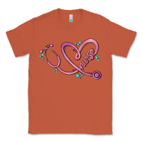 Copper nurse heart Classic Tee - MaliasSmallBusiness