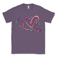 Lavender nurse heart Classic Tee - MaliasSmallBusiness