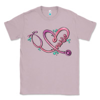 Lilac nurse heart Classic Tee - MaliasSmallBusiness