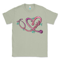 Matcha nurse heart Classic Tee - MaliasSmallBusiness