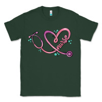 Sports Green nurse heart Classic Tee - MaliasSmallBusiness