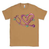Toasted Coconut nurse heart Classic Tee - MaliasSmallBusiness