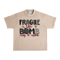 French Oak fragile like a bomb ready to explode Urban Heavy Tee - MaliasSmallBusiness