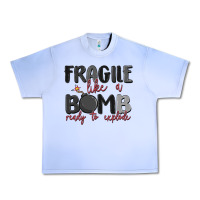 Grape Ice fragile like a bomb ready to explode Urban Heavy Tee - MaliasSmallBusiness