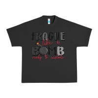 Pigment Black fragile like a bomb ready to explode Urban Heavy Tee - MaliasSmallBusiness