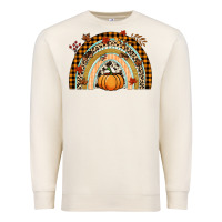 Sandshell Fall rainbow pumpkin Premium Sweatshirt - NancyCooperArtShop