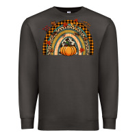 Smoke Fall rainbow pumpkin Premium Sweatshirt - NancyCooperArtShop