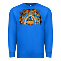 True Royal Fall rainbow pumpkin Premium Sweatshirt - NancyCooperArtShop