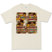 Bone western hereford cattle seamless pattern Premium Tee - HRA Design Shop