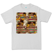 Dove Grey western hereford cattle seamless pattern Premium Tee - HRA Design Shop