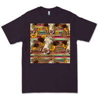 Plum western hereford cattle seamless pattern Premium Tee - HRA Design Shop