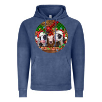 Vintage Denim Christmas heifers Christmas Vintage Hoodie - Jasminsmagicworld