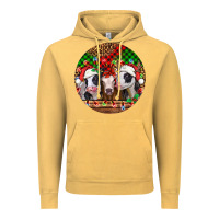 Vintage Mustard Christmas heifers Christmas Vintage Hoodie - Jasminsmagicworld