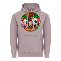 Vintage Zinc Christmas heifers Christmas Vintage Hoodie - Jasminsmagicworld