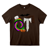 Chocolate Brown ot Heavy Core Tee - CowhideDigitalArt