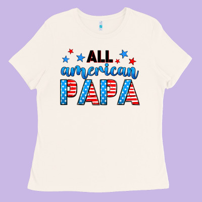 All American Papa Ladies Tee Designed By Neo Western
