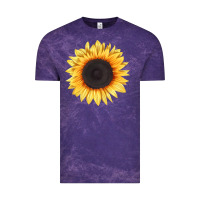 Cloud Purple treetops sunflower Vintage Tee - LillyAllenDesigns