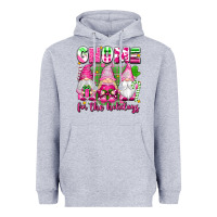 Heather Grey gnome for the holidays Heavyweight Hoodie - texasbilliewilder
