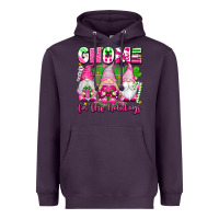 Plum gnome for the holidays Heavyweight Hoodie - texasbilliewilder