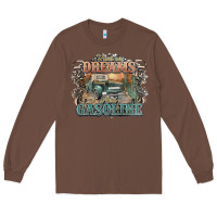 Chestnut runs on dreams and gasoline truck western Long Sleeve Tee - NancyCooperArtShop
