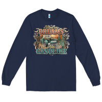 Navy runs on dreams and gasoline truck western Long Sleeve Tee - NancyCooperArtShop