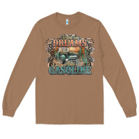 Toasted Coconut runs on dreams and gasoline truck western Long Sleeve Tee - NancyCooperArtShop