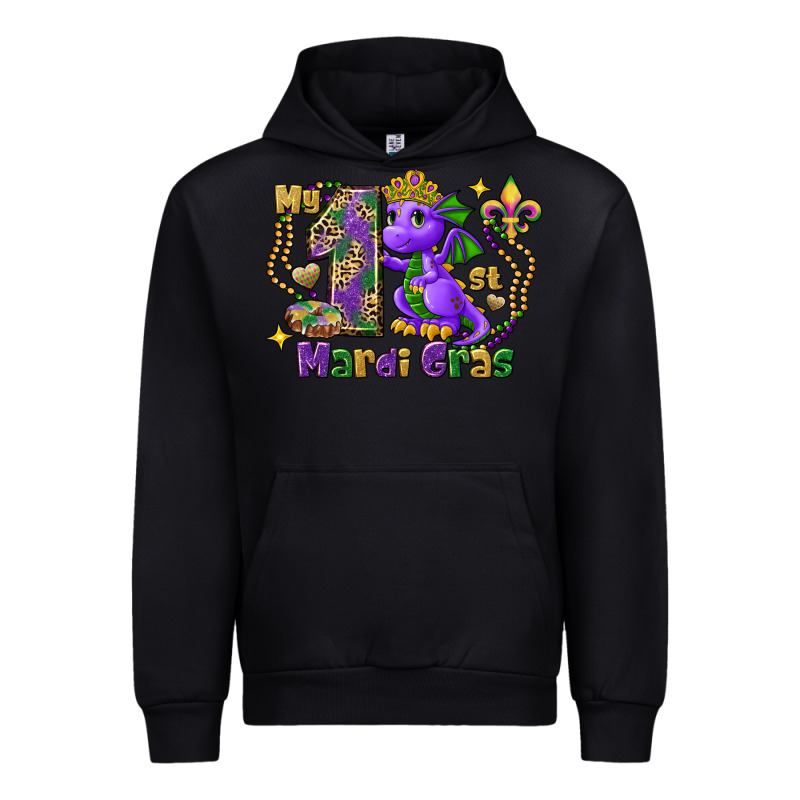 Dragon My First Mardi Gras Urban Hoodie by FaDigitalArtStudio | Teevron