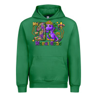Emerald Dragon my first Mardi Gras Urban Hoodie - FaDigitalArtStudio