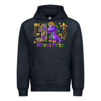 Navy Dragon my first Mardi Gras Urban Hoodie - FaDigitalArtStudio