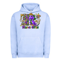 Pigment Grape Ice Dragon my first Mardi Gras Urban Hoodie - FaDigitalArtStudio