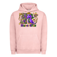 Pigment Salmon Dragon my first Mardi Gras Urban Hoodie - FaDigitalArtStudio