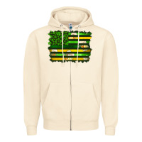 Sandshell st patrick's day american flag Zipper Hoodie - Artiststas