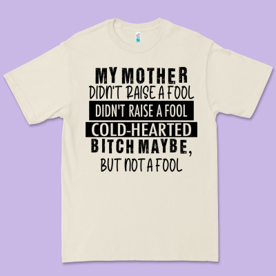 My Mother Black Premium Tee Designed By Racoondesign