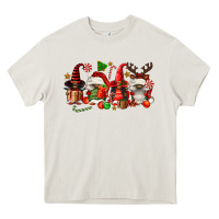 Cream christmas afro gnomies Heavy Core Tee - FaDigitalArtStudio