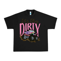 Black let's play dirty Urban Heavy Tee - MaliasSmallBusiness