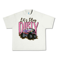 Pistachio let's play dirty Urban Heavy Tee - MaliasSmallBusiness