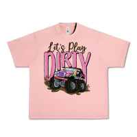Salmon let's play dirty Urban Heavy Tee - MaliasSmallBusiness