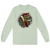 Matcha indian headdress Long Sleeve Tee - JahusDesignShop