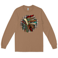 Toasted Coconut indian headdress Long Sleeve Tee - JahusDesignShop