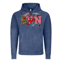 Vintage Denim valentines day lvn Vintage Hoodie - NancyCooperArtShop