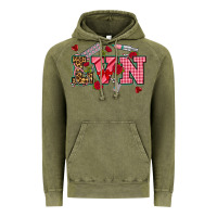 Vintage Olive valentines day lvn Vintage Hoodie - NancyCooperArtShop