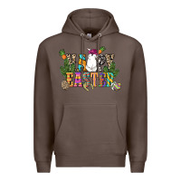 Coffee Happy Easter with cowboy Easter Day Premium Hoodie - HowdyJamesFarm