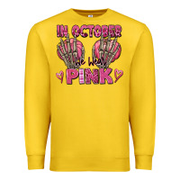 Lemon in october we wear pink skeleton Premium Sweatshirt - texasbilliewilder