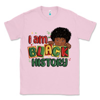 Bubblegum Pink i am black history black boy Classic Tee - MaliasSmallBusiness