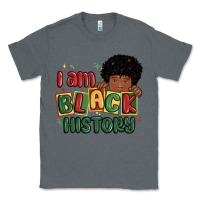 Charcoal Heather i am black history black boy Classic Tee - MaliasSmallBusiness